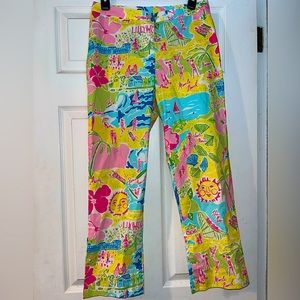 Lilly Pulitzer NWOT colorful capri pants size 6